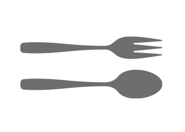 Graphic image of fork and spoon