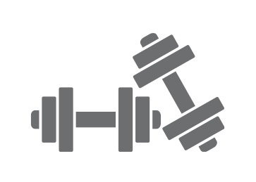 Graphic image of weights