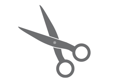 Graphic image of scissors