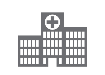 Graphic figure of a medical building
