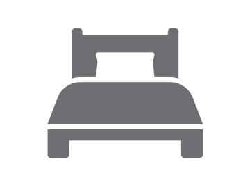 Graphic image of a bed